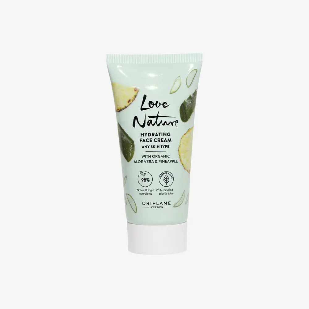 productImage - 2025-11-11T182013.988 Hydrating Face Cream with Organic Aloe Vera & Pineapple - Image 1