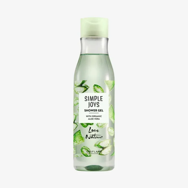Simple Joys Shower Gel with Organic Aloe Vera Love Nature