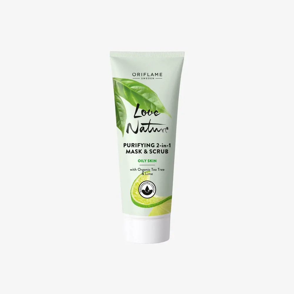 productImage - 2025-11-11T185532.372 Purifying 2-in-1 Mask & Scrub with Organic Tea Tree & Lime - Image 1